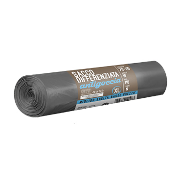 RACCOLTA DIFFERENZIATA 70x110 10PZ NERO